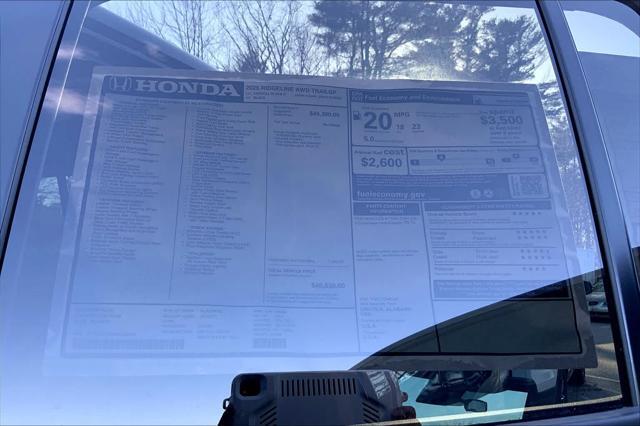 new 2025 Honda Ridgeline car, priced at $46,830