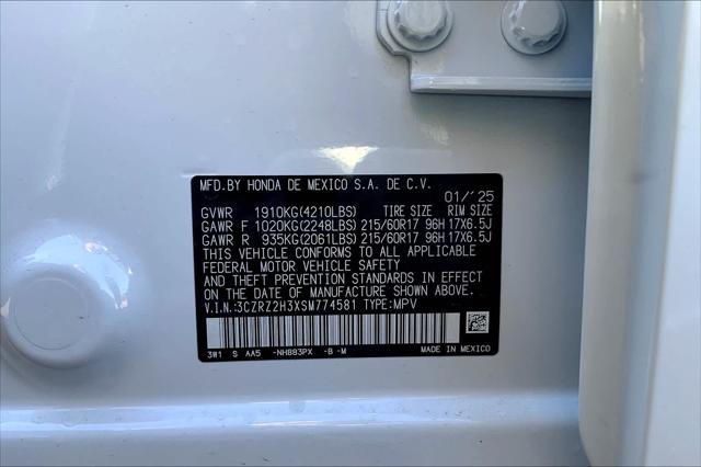 new 2025 Honda HR-V car, priced at $28,250