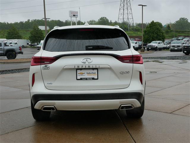 used 2022 INFINITI QX50 car, priced at $32,997