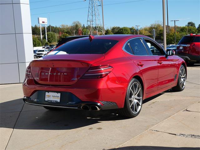 used 2023 Genesis G70 car, priced at $26,999