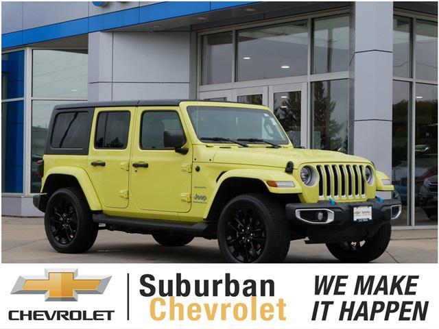 used 2023 Jeep Wrangler 4xe car, priced at $35,497
