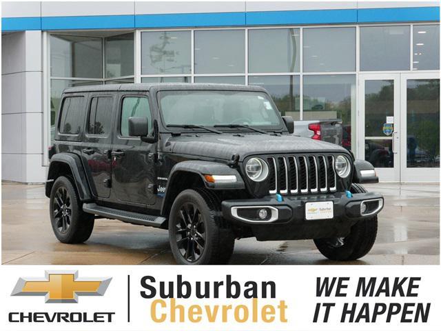 used 2022 Jeep Wrangler Unlimited 4xe car, priced at $33,777
