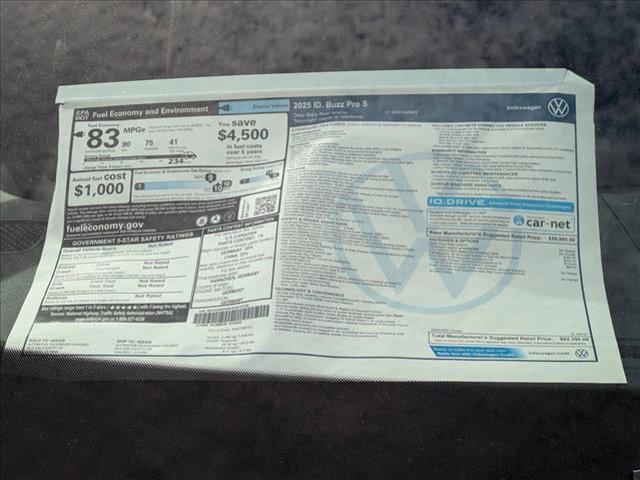new 2025 Volkswagen ID. Buzz car, priced at $59,890
