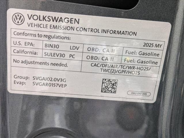 new 2025 Volkswagen Tiguan car, priced at $29,836