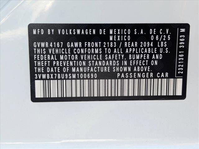 new 2025 Volkswagen Jetta car, priced at $23,692