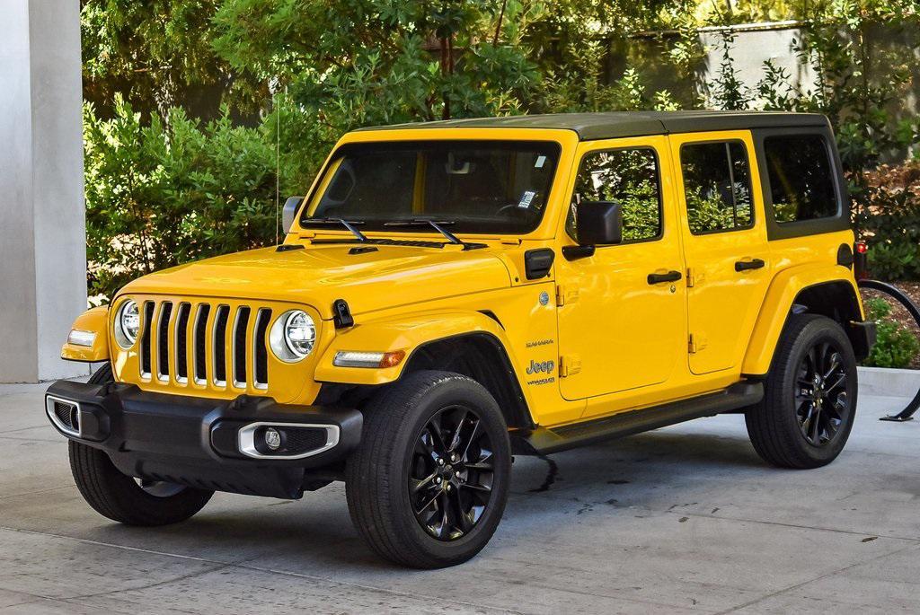 used 2021 Jeep Wrangler Unlimited 4xe car, priced at $32,500