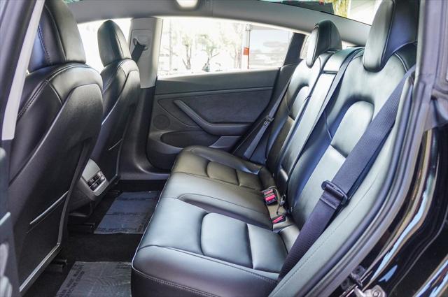 used 2022 Tesla Model 3 car, priced at $27,500