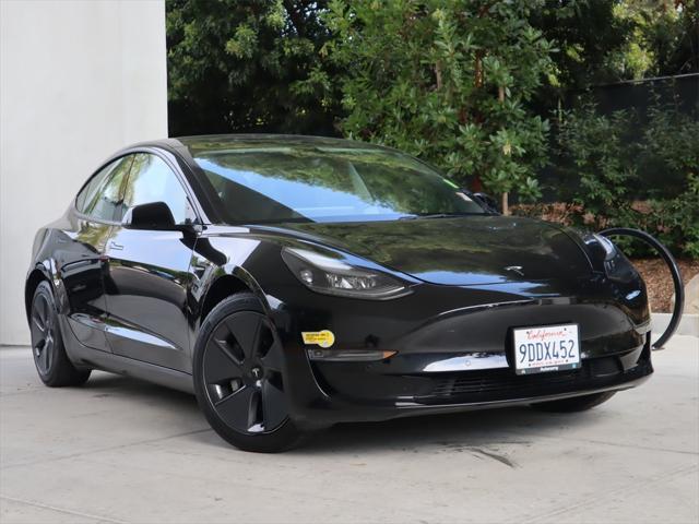 used 2022 Tesla Model 3 car, priced at $27,995