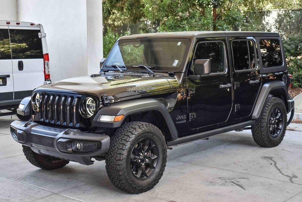 used 2020 Jeep Wrangler Unlimited car, priced at $27,500