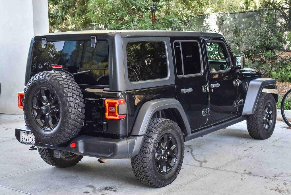 used 2020 Jeep Wrangler Unlimited car, priced at $27,500
