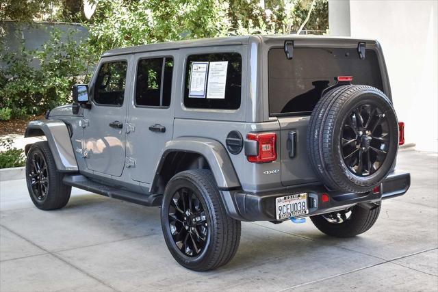 used 2022 Jeep Wrangler Unlimited 4xe car, priced at $35,995