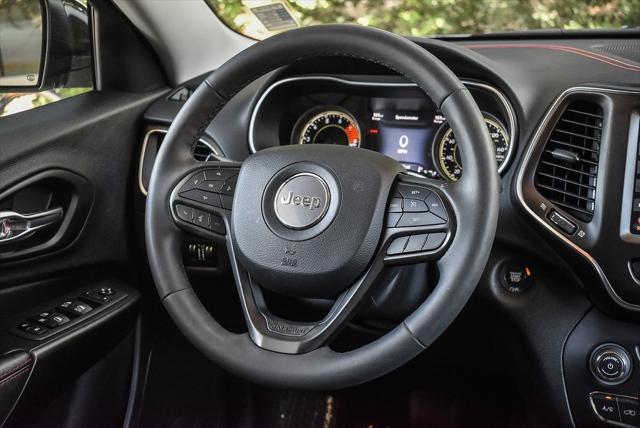 used 2022 Jeep Cherokee car, priced at $27,500