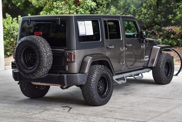 used 2017 Jeep Wrangler Unlimited car, priced at $19,995
