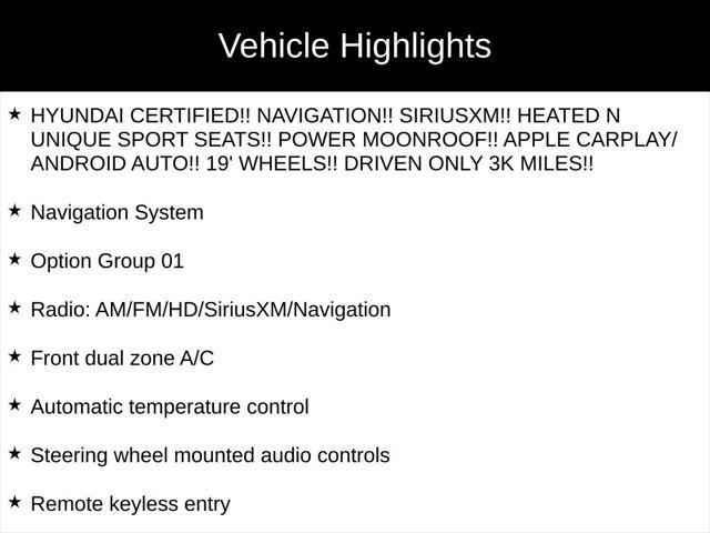 used 2024 Hyundai Sonata car, priced at $31,322