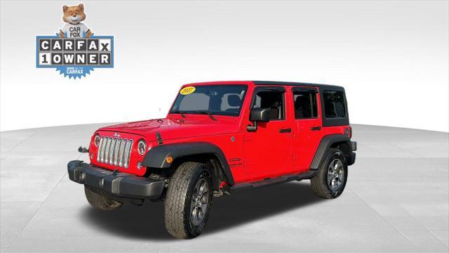 used 2017 Jeep Wrangler Unlimited car, priced at $18,966