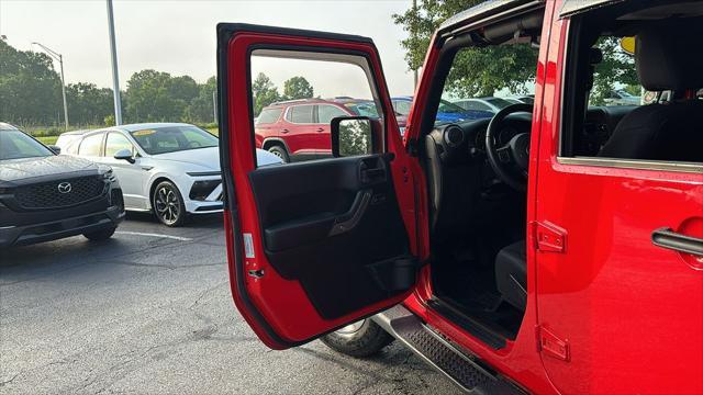 used 2017 Jeep Wrangler Unlimited car, priced at $18,966