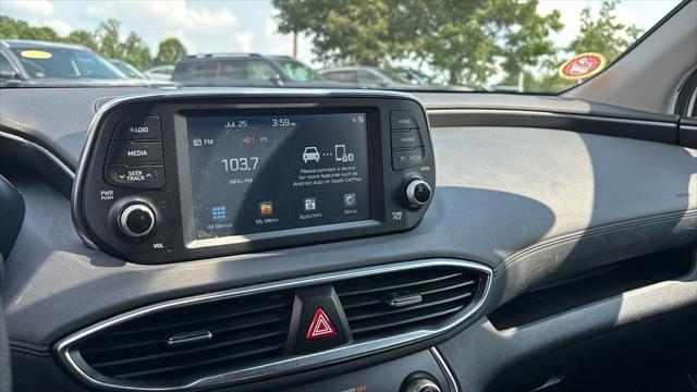 used 2019 Hyundai Santa Fe car, priced at $17,793