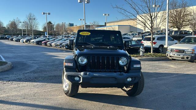 used 2018 Jeep Wrangler Unlimited car, priced at $24,658