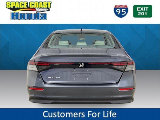 new 2025 Honda Accord car, priced at $29,390