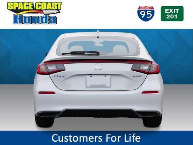 new 2025 Honda Civic car, priced at $29,055