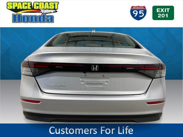 new 2025 Honda Accord car, priced at $29,445