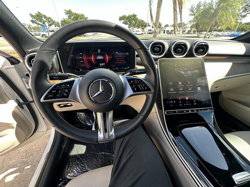 used 2024 Mercedes-Benz C-Class car, priced at $39,999
