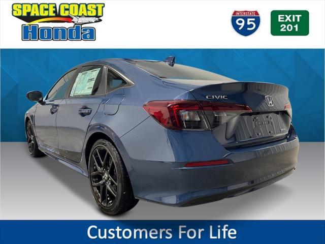 new 2025 Honda Civic Hybrid car, priced at $30,555