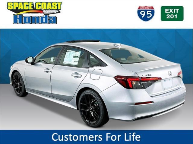 new 2025 Honda Civic Hybrid car, priced at $30,100