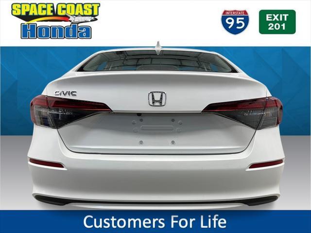 new 2025 Honda Civic car, priced at $25,855