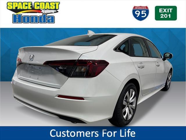 new 2025 Honda Civic car, priced at $25,855