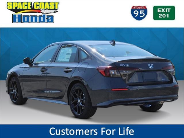 new 2025 Honda Civic Hybrid car, priced at $29,845