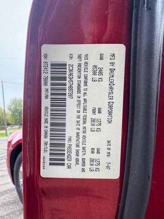 used 2007 Chrysler 300C car, priced at $3,999
