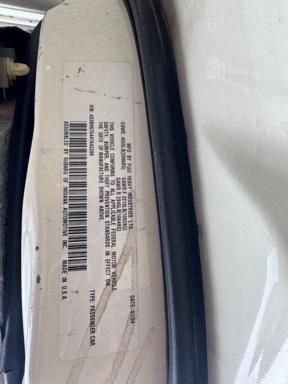 used 2004 Subaru Outback car, priced at $2,999