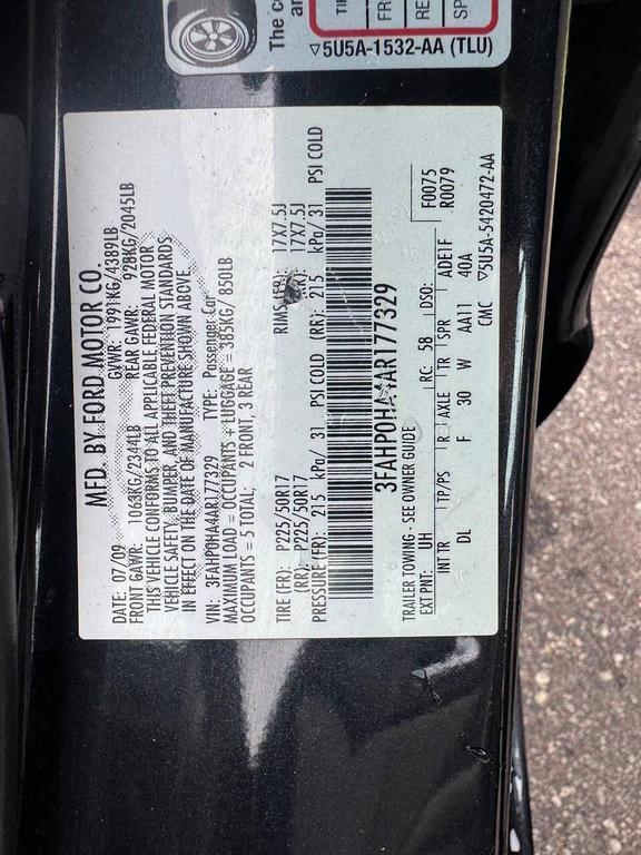 used 2010 Ford Fusion car, priced at $3,977