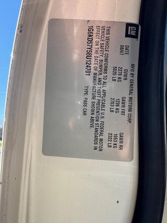 used 2008 Cadillac DTS car, priced at $3,999