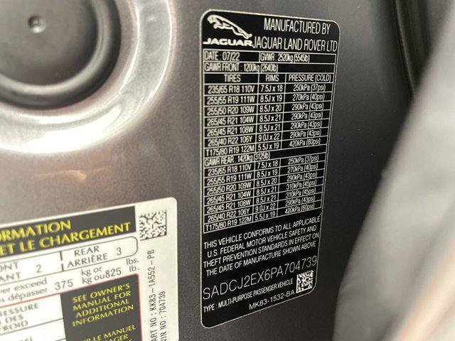 new 2023 Jaguar F-PACE car, priced at $62,760