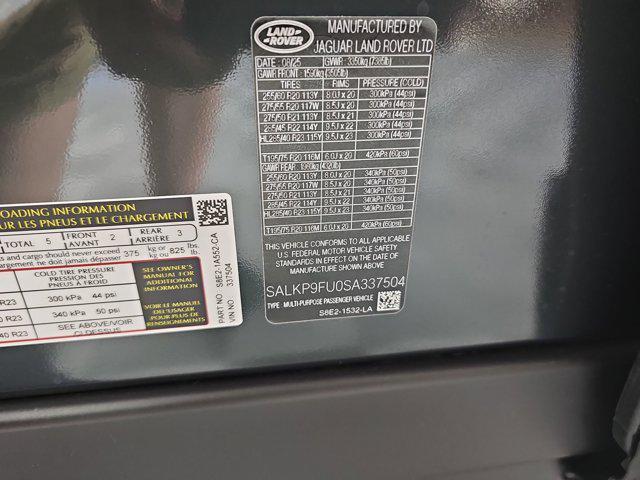 new 2025 Land Rover Range Rover car, priced at $124,080