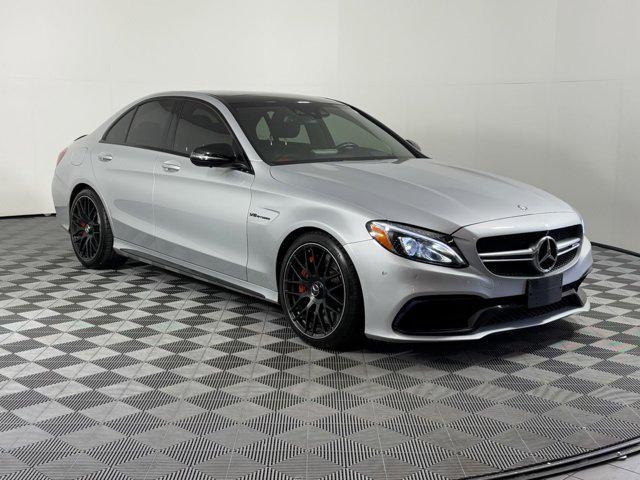 used 2017 Mercedes-Benz AMG C 63 car, priced at $40,999