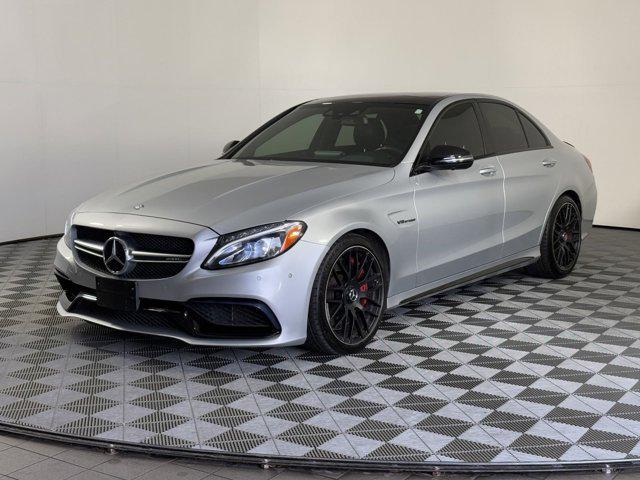 used 2017 Mercedes-Benz AMG C 63 car, priced at $40,999