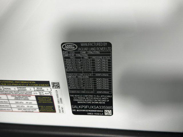 new 2025 Land Rover Range Rover car, priced at $123,575