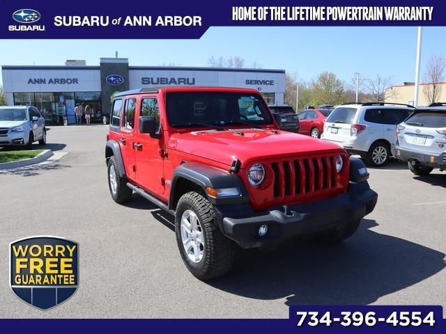 used 2019 Jeep Wrangler Unlimited car, priced at $26,144