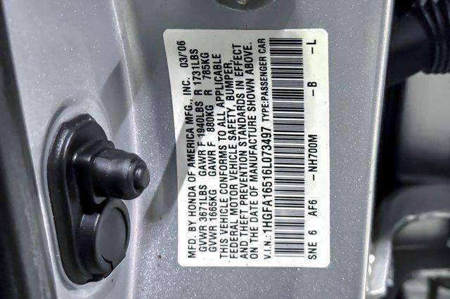 used 2006 Honda Civic car, priced at $6,688