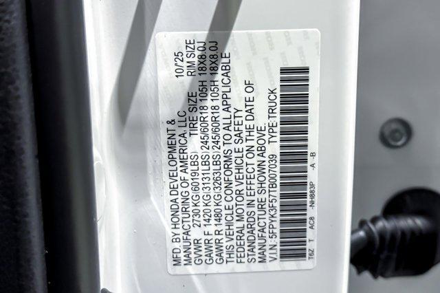 new 2026 Honda Ridgeline car, priced at $44,091