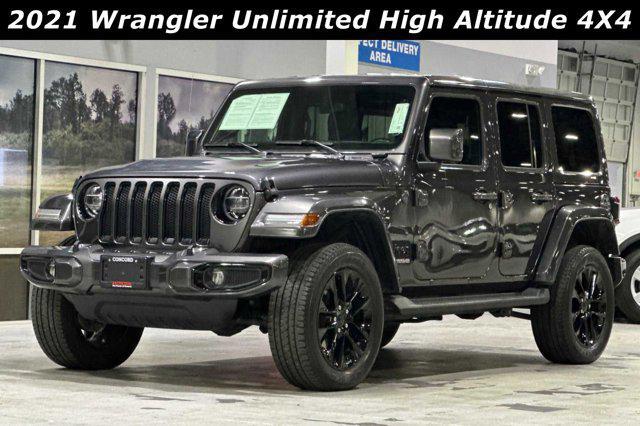 used 2021 Jeep Wrangler Unlimited car, priced at $35,996