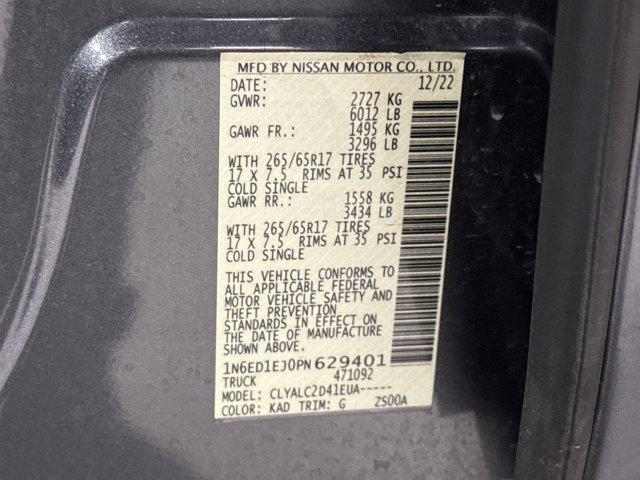 used 2023 Nissan Frontier car, priced at $29,999