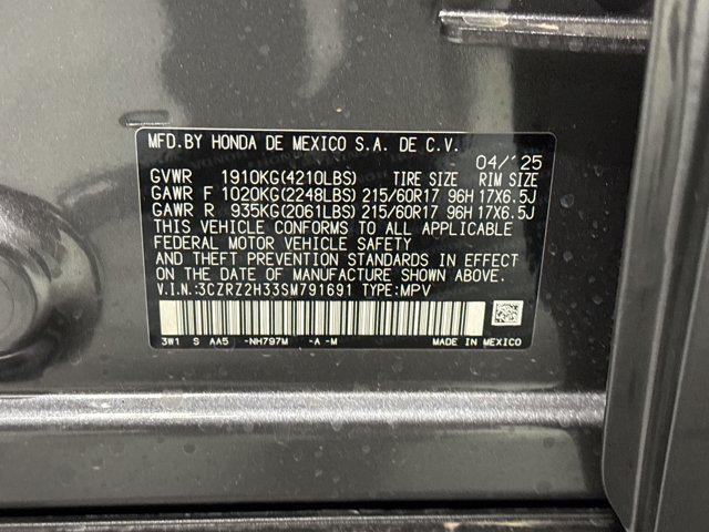 new 2025 Honda HR-V car, priced at $27,891