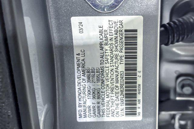 used 2024 Honda Civic car, priced at $23,496