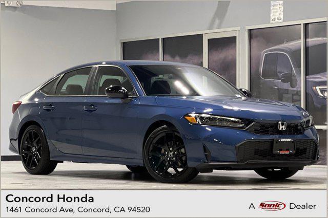 new 2025 Honda Civic car, priced at $27,491