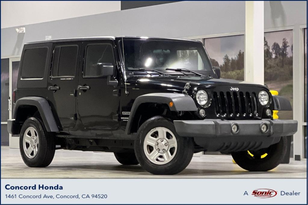 used 2017 Jeep Wrangler Unlimited car, priced at $16,998