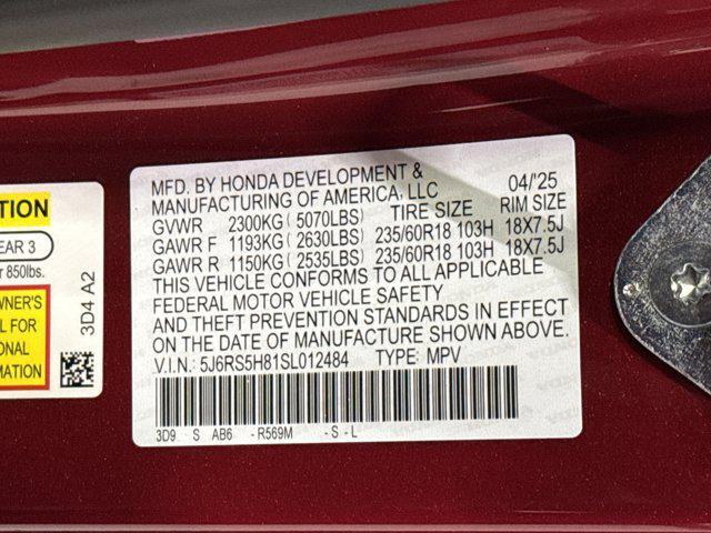 new 2025 Honda CR-V Hybrid car, priced at $38,371